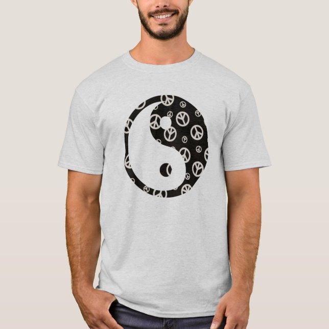 T-shirt Donner la paix à Yin et Yang (Devant)