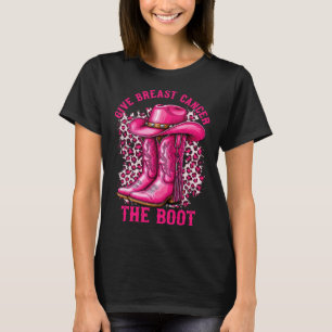T-shirt Donner Le Cancer Du Sein L'Initiale Cowgirl Cancer