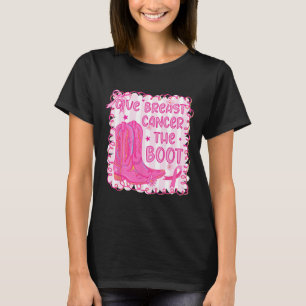 T-shirt Donner Le Cancer Du Sein L'Initiale Cowgirl Cancer