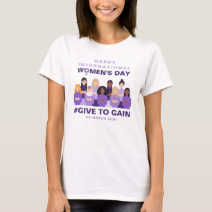 T-shirt Donner pour gagner Journée internationale des femm