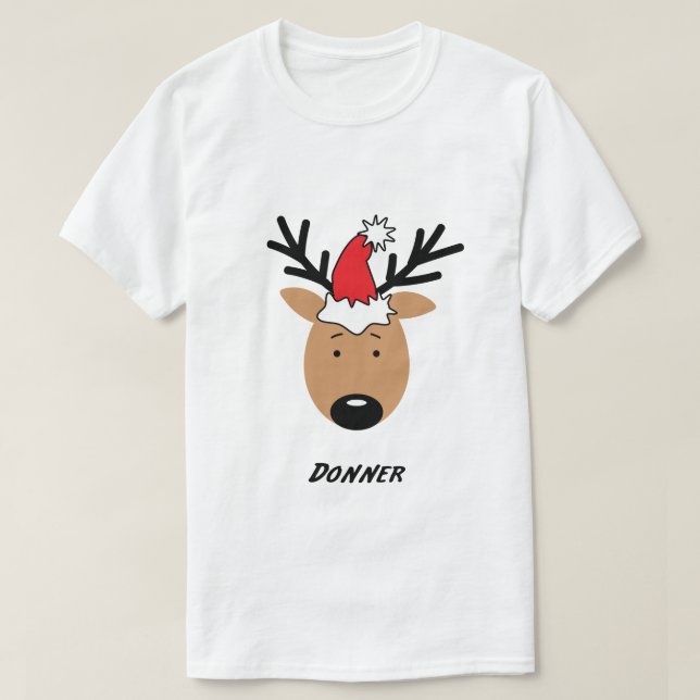 T-shirt Donner Reinder (Design devant)