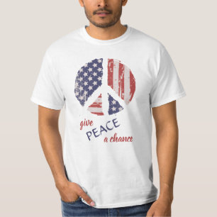 T-shirt Donner une chance à la paix - Symbole de la paix d