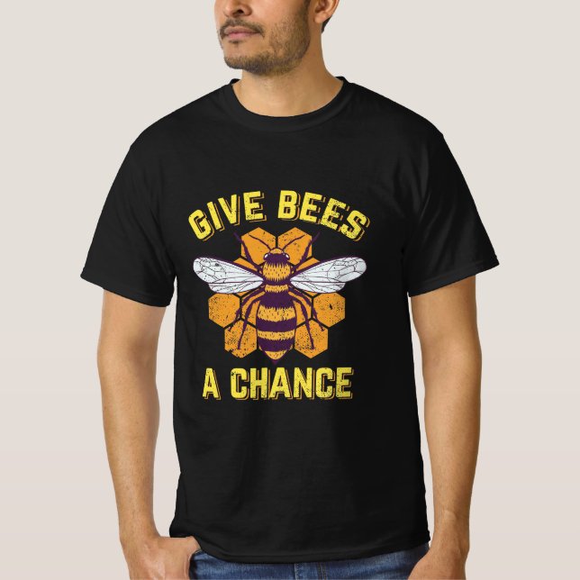 T-shirt Donner Une Chance Aux Abeilles (Devant)