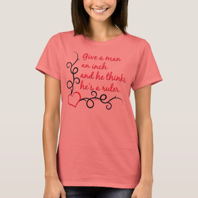 T-shirt Donner Une Chemise De Pouce (Devant)