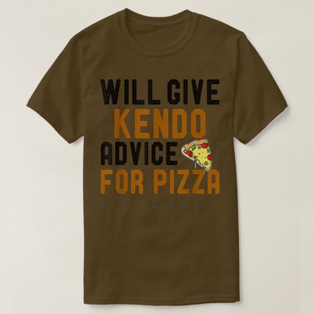 T-shirt Donnera Des Conseils À Kendo Pour Pizza Funny Mart (Design devant)
