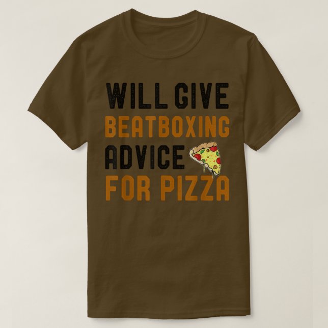 T-shirt Donnera Des Conseils De Boxe De Beat Pour Pizza Fu (Design devant)