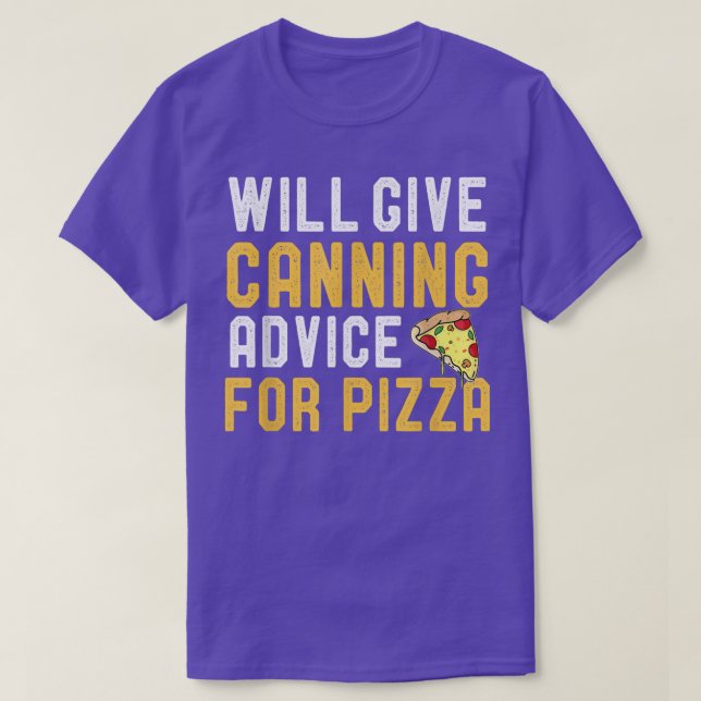 T-shirt Donnera Des Conseils De Canne Pour Pizza Funny Hob (Design devant)