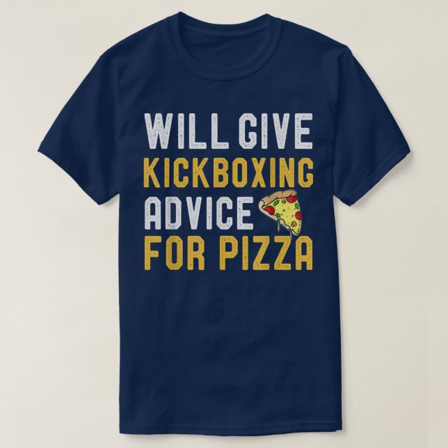 T-shirt Donnera Des Conseils De Kickboing Pour Pizza Funny (Design devant)