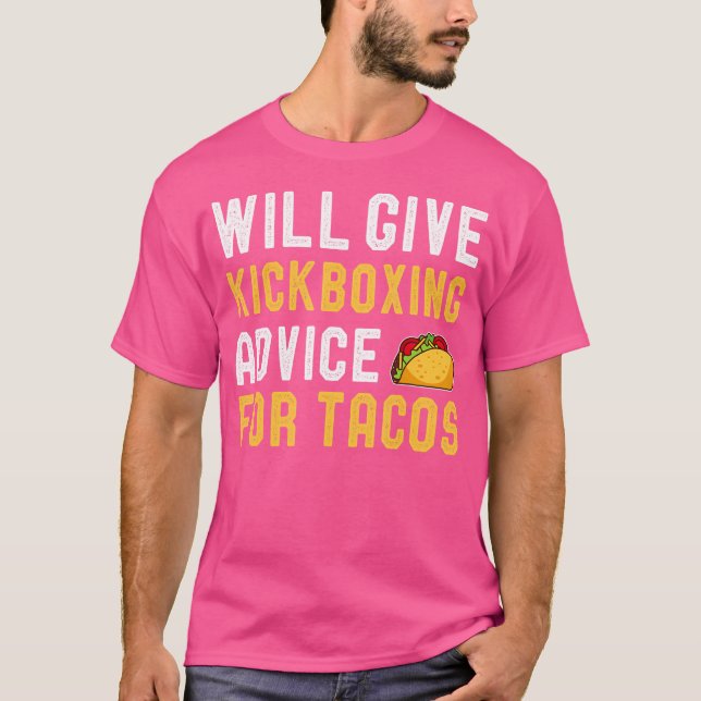 T-shirt Donnera Des Conseils De Kickboxing Pour Tacos Funn (Devant)