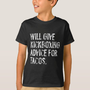 T-shirt Donnera des conseils de kickboxing pour Tacos Funn