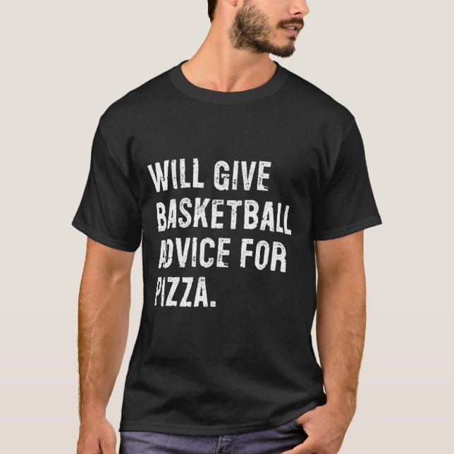 T-shirt Donnera des conseils de squelette pour une pizza d (Devant)