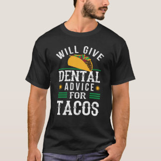 T-shirt Donnera des conseils dentaires à l'étudiant dentis