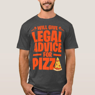 T-shirt Donnera des conseils juridiques pour la pizza ital