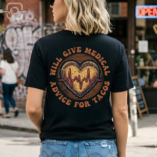 T-shirt Donnera des conseils médicaux pour Tacos Infirmièr