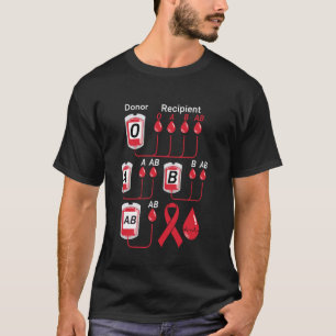 T-shirt Donneur de sang fait don de sang sans ego Journée