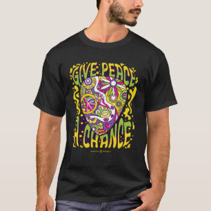 T-shirt Donnez à la paix une couleur de chance