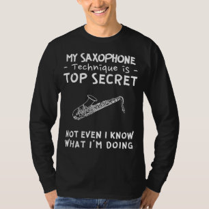 T-shirt Donnez du jazz au mystère de mon saxophone ski top