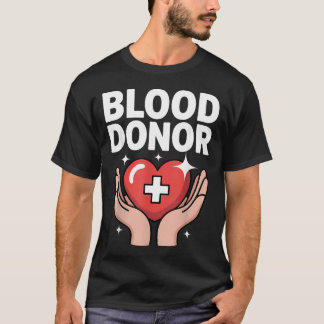 T-shirt Donnez du sang Art pour le don de sang