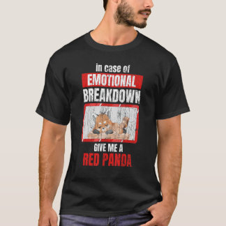 T-shirt Donnez-Moi Un Panda Rouge Drôle Pandas Amoureux de