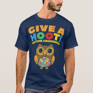 T-shirt Donnez Un Oiseau De Chouette À Sensibilisation su