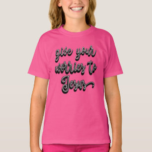 T-shirt Donnez Vos Inquiétudes À Jésus