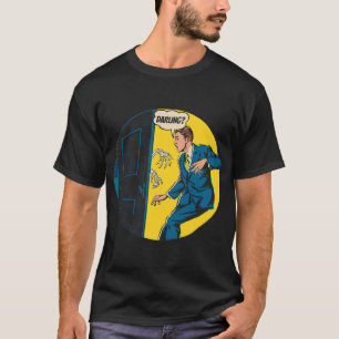 T-shirt Donnie Darko Frank lapin minimaliste noir