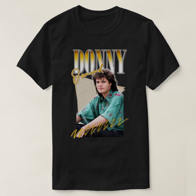 T-shirt Donny Osmond Retro Design esthétique du ventilateu (Design devant)