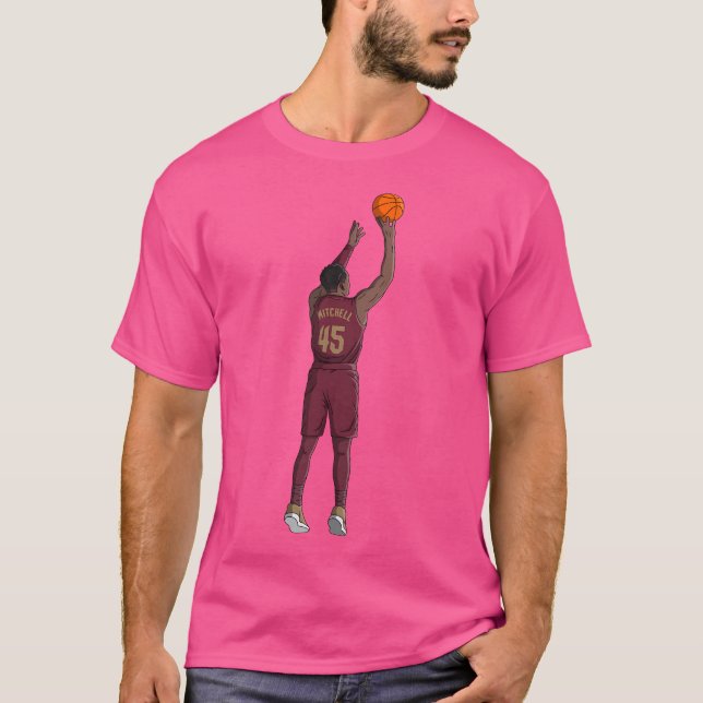 T-shirt Donovan Mitchell - Basketball Cleveland Cavaliers (Devant)