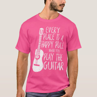 T-shirt Dons Acoustique Lecteur de basse guitare
