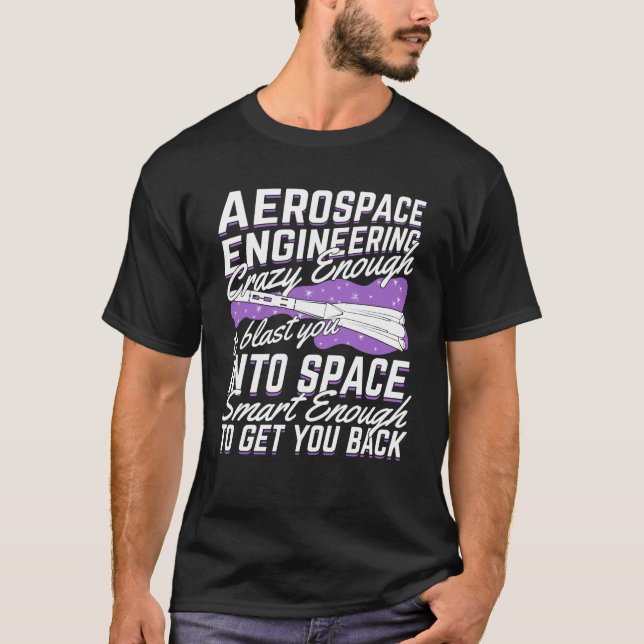 T-shirt Dons amusant à un ingénieur en génie aérospatial (Devant)