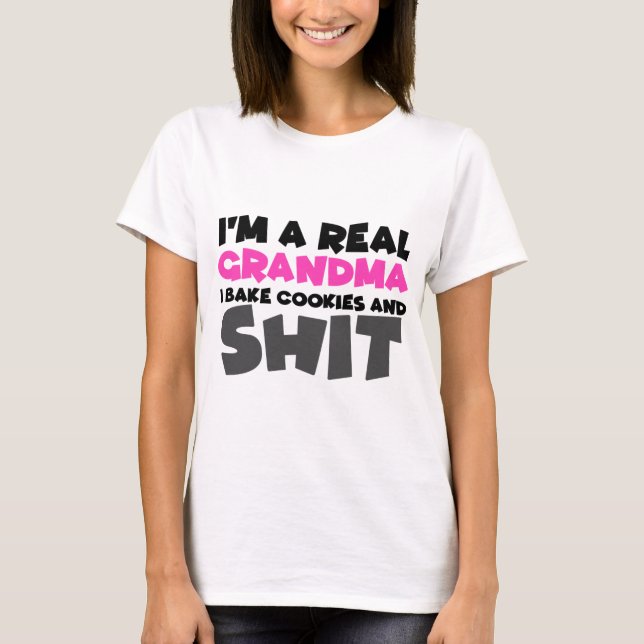 T-shirt Dons amusants à grand-mère pour les grands-mères (Devant)