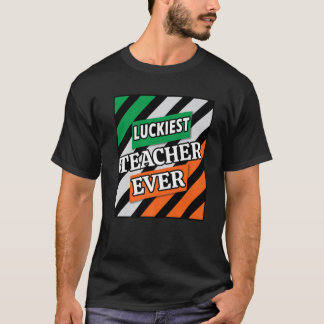 T-shirt Dons amusants Saint Patrick's Day Enseignant le pl