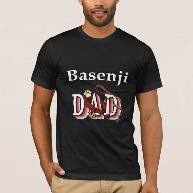 T-shirt Dons Basenji Papa (Devant)