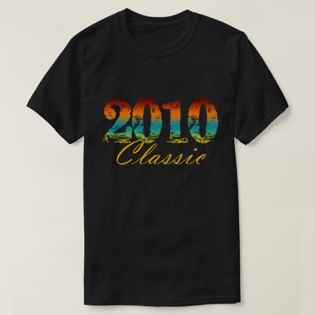 T-shirt Dons d'anniversaire classiques 2010 (Design devant)