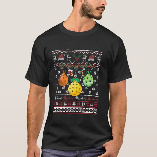 T-shirt Dons De Chapeau De Père Noël Laid Pour Noël Drôle  (Devant)