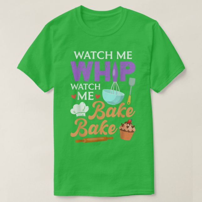 T-shirt Dons De Cuisson Pour Femmes Et Hommes Drôle Cupcak (Design devant)