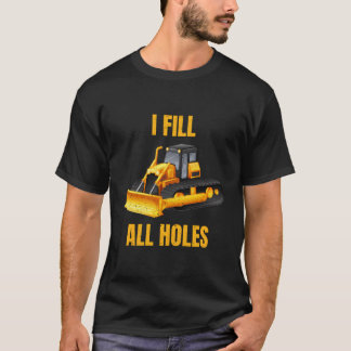 T-shirt Dons de l'opérateur d'excavateur