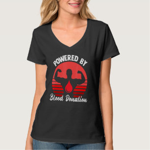 T-shirt Dons De Sang Actionné Par Un Donneur De Sang Phleb