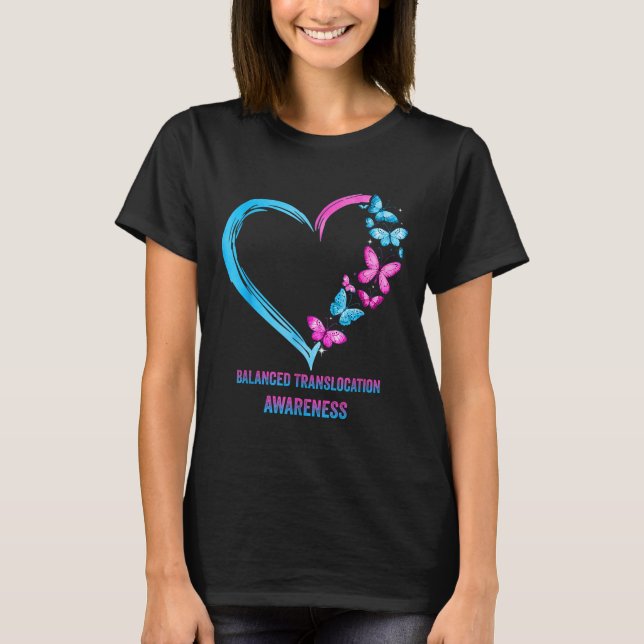 T-shirt Dons de sensibilisation cardiaque de translocation (Devant)