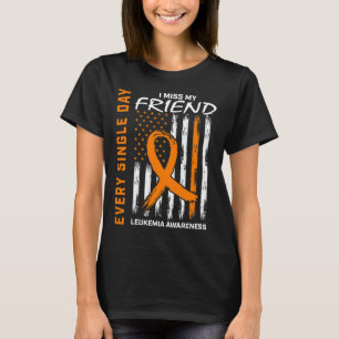T-shirt Dons de sympathie pour la perte de la Leukémie ami