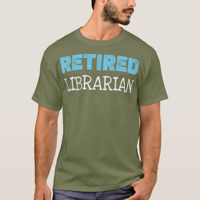 T-shirt Dons du bibliothécaire à la retraite amusant retra (Devant)