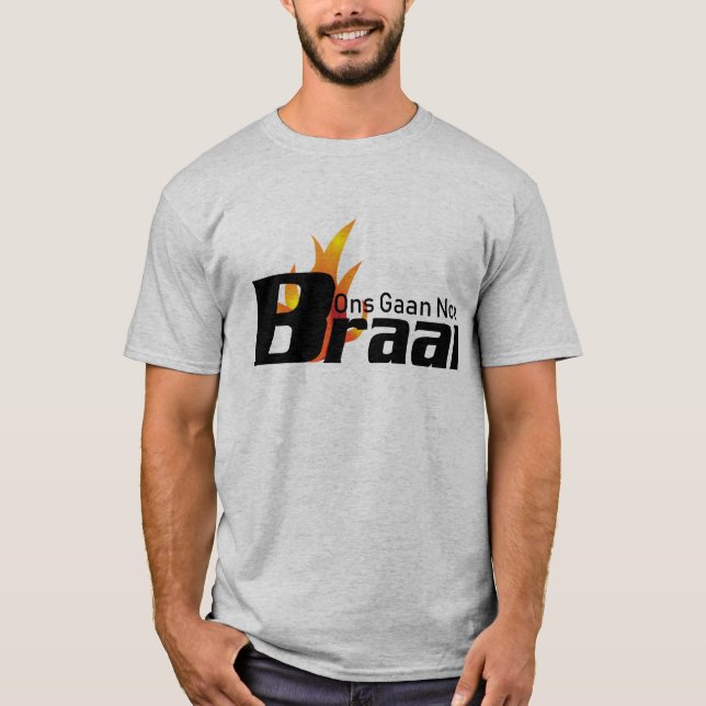 T-shirt d'Ons Gaan Nou Braai pour les hommes dans (Devant)