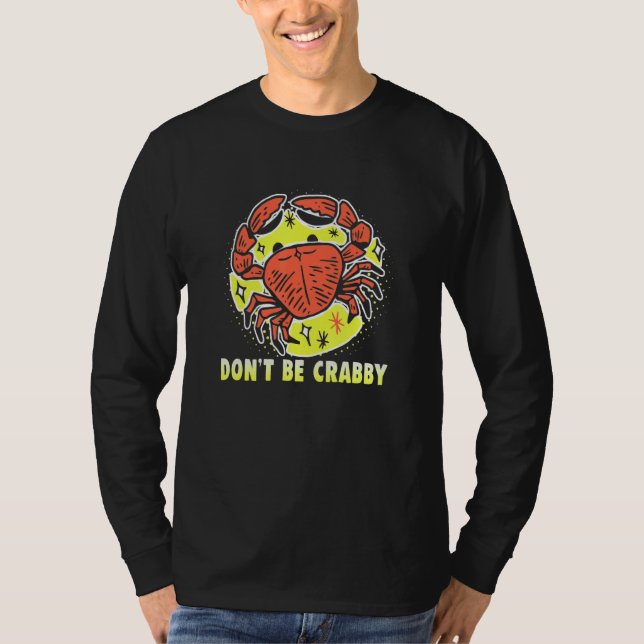 T-shirt Don't Be Crabby Beach Vacation (Devant)