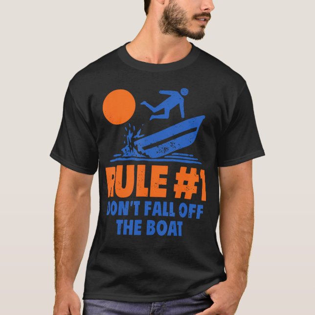 T-shirt Don'T Fall Off The Boat Unisex For Men'S Women (Devant)