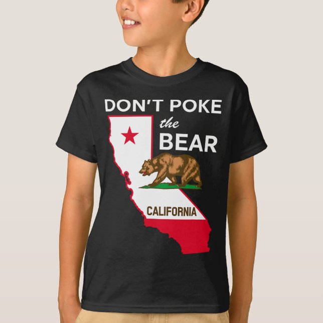 T-shirt Dont Ke The Bear California Republic Design  (Devant)
