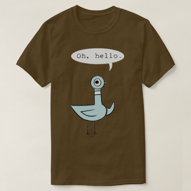 T-shirt Dont let the Pigeon Drive the Bus 1 (Design devant)