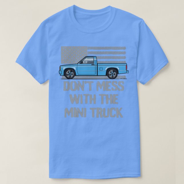 T-shirt Dont Mess Blue1 (Design devant)
