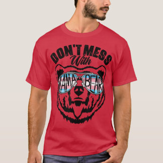 T-shirt Don't Mess With Mama Bear Proud Trans Mom Ally Tra