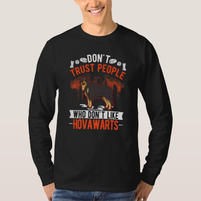 T-shirt Don't Trust People Who Don't Like Hovawarts   (Devant)