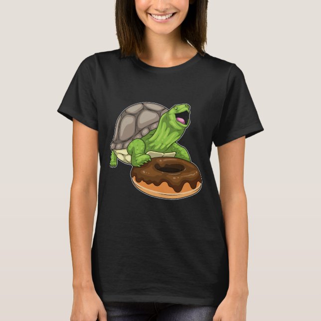 T-shirt Donut à la tortue (Devant)